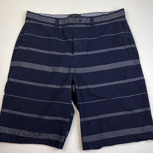 Banana Republic Emerson Short Men's 33 Black Stripe Preppy Bermuda Travel - Picture 1 of 7